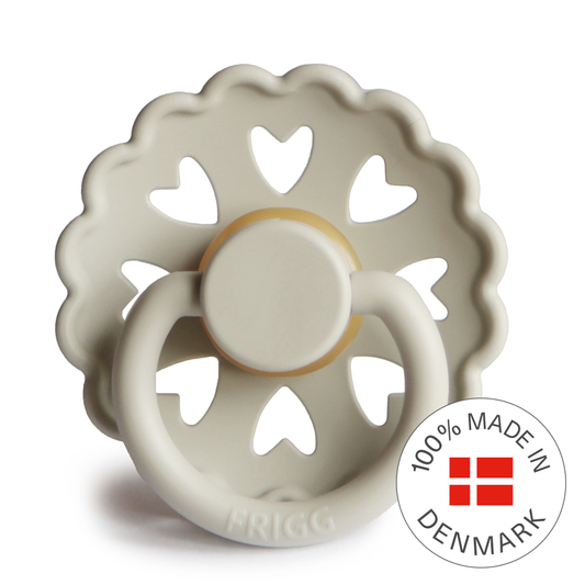 FRIGG Fairytale - Round Latex Pacifier - Clumsy Hans (Willow Grey) - Motherhood