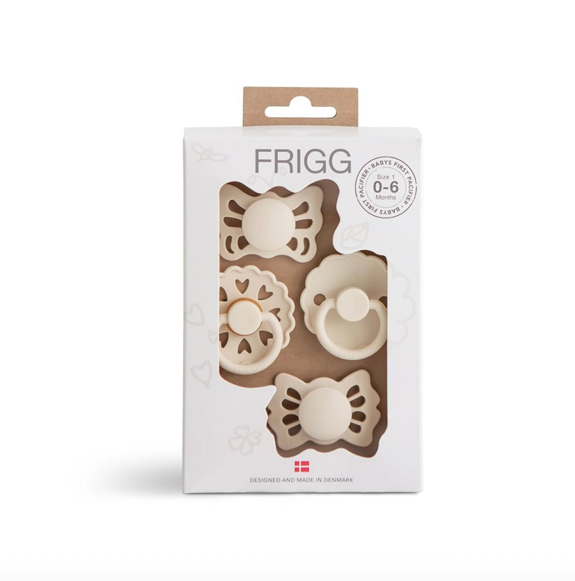 Frigg Baby's 1st Pacifier Floral Heart (4)