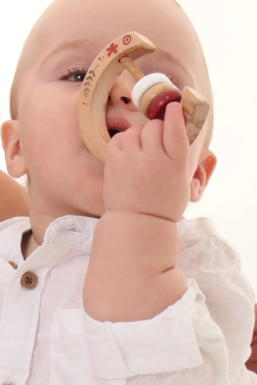 Grow Baby Wooden Rattle - Motherhood