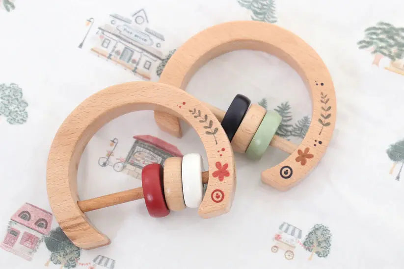 Grow Baby Wooden Rattle - Motherhood