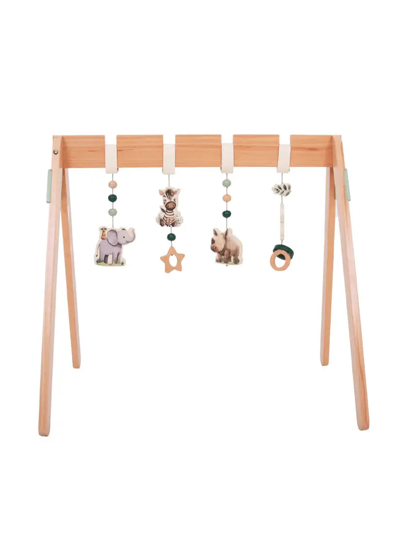 Wooden Baby Play Gym – Grow Baby Natural Activity Toy Grow Baby