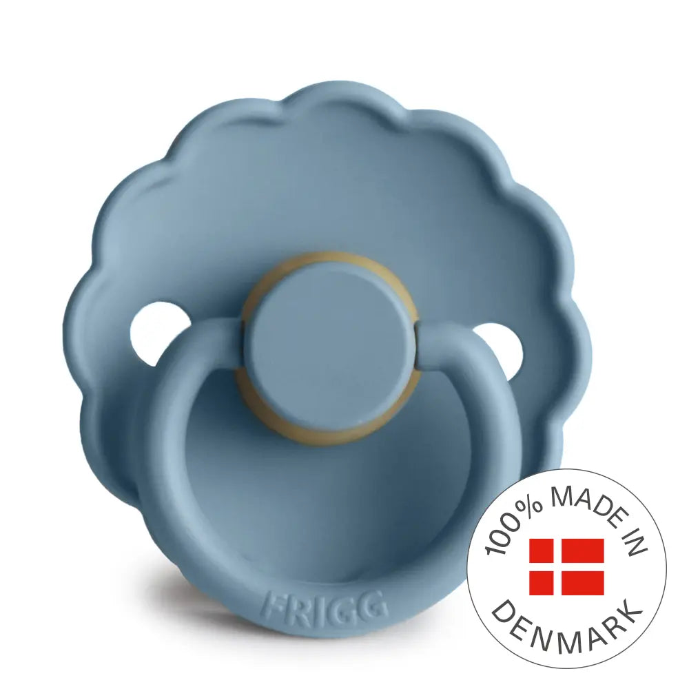 FRIGG Daisy - Round Latex Pacifier - Glacier Blue Frigg