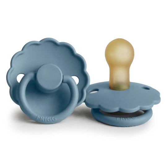 FRIGG Daisy - Round Latex Pacifier - Glacier Blue Frigg