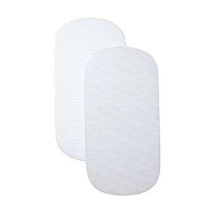 Shnuggle Air Cot Fitted Sheets | Handy 2 Pack - Made from 100% super soft cotton Shnuggle
