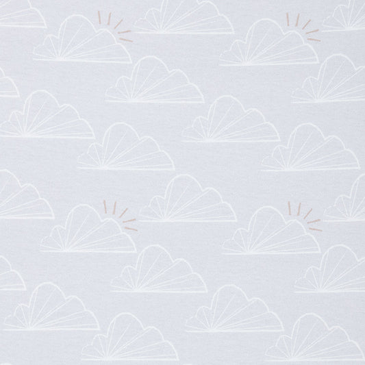 Shnuggle Air Cot Fitted Sheets (2P) - Grey