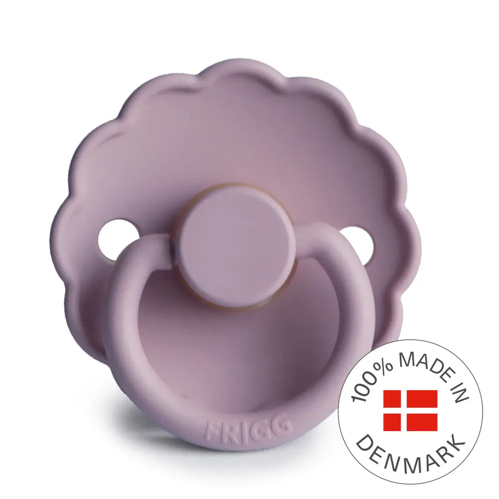 FRIGG Daisy - Round Latex Pacifier - Heather Frigg