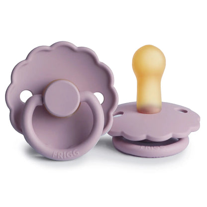 FRIGG Daisy - Round Latex Pacifier - Heather Frigg