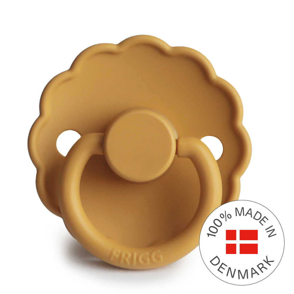 Frigg Daisy - Round Latex Pacifier - Honey Gold - Motherhood