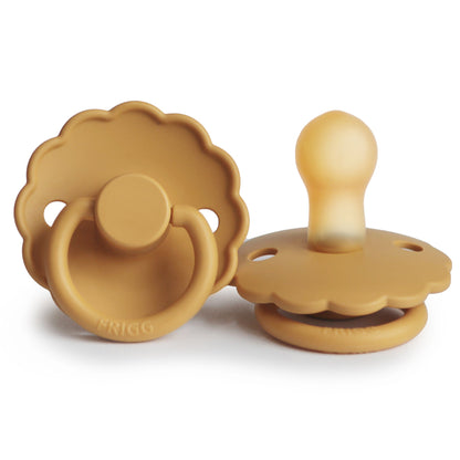 Frigg Daisy - Round Latex Pacifier - Honey Gold - Motherhood