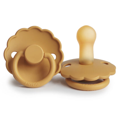 Frigg Daisy - Round Latex Pacifier - Honey Gold - Motherhood