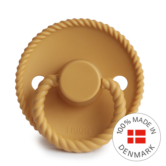 Frigg Rope - Round Latex Pacifier - Honey Gold - Motherhood