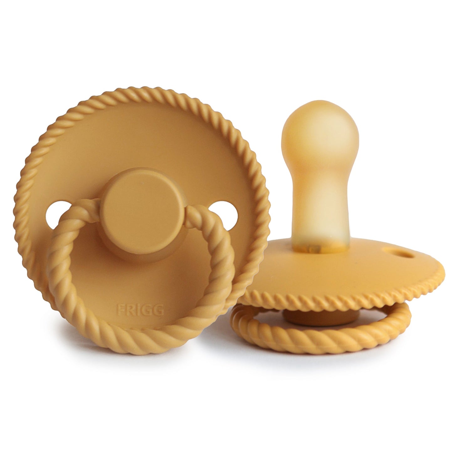 Frigg Rope - Round Latex Pacifier - Honey Gold - Motherhood