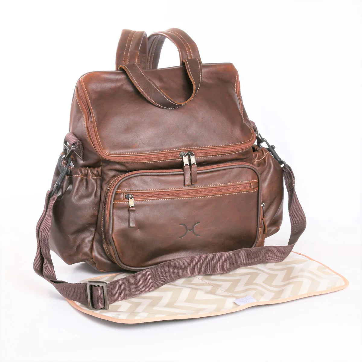 Thandana Baby Nappy Backpack Leather Thandana