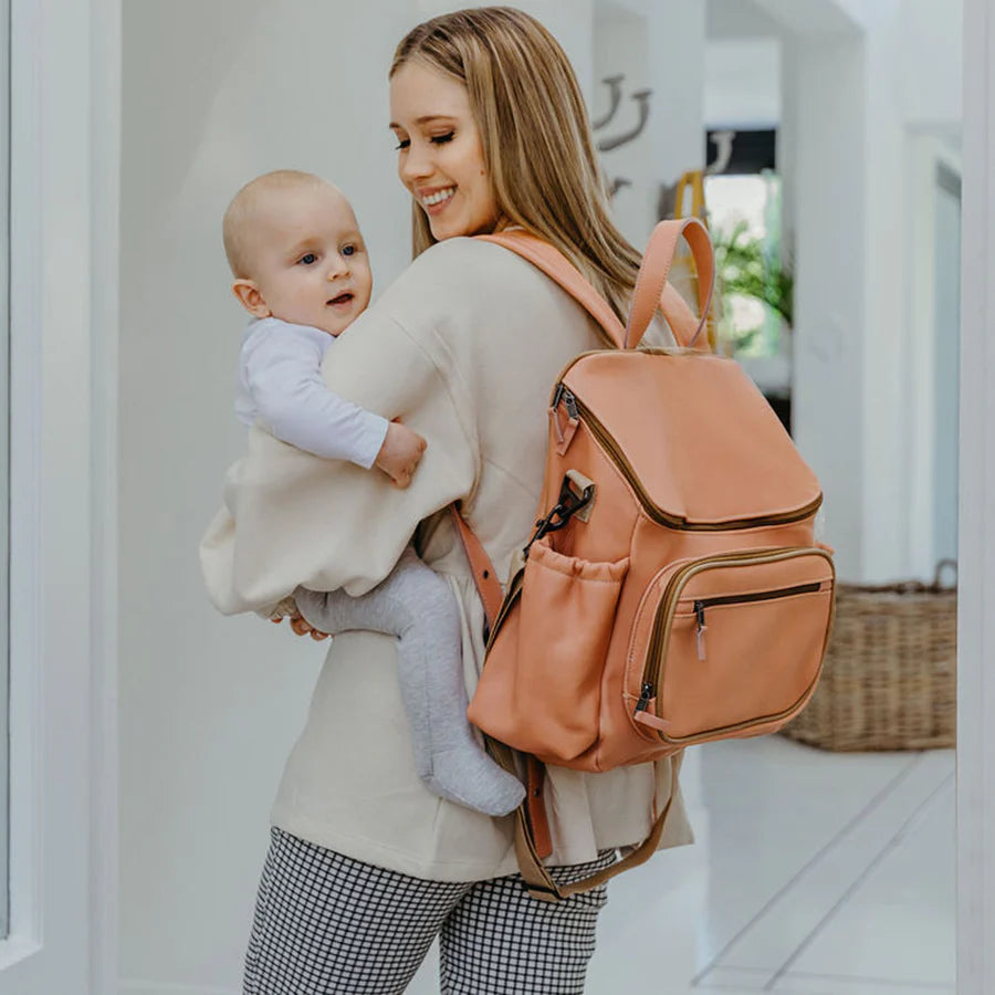 Thandana Baby Nappy Backpack Leather Thandana