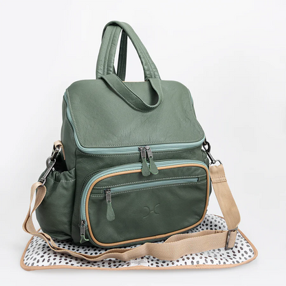 Thandana Baby Nappy Backpack Leather Thandana