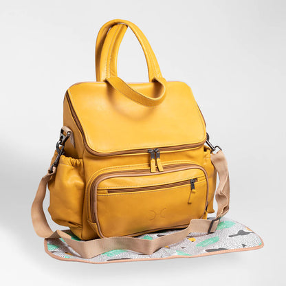Thandana Baby Nappy Backpack Leather Thandana