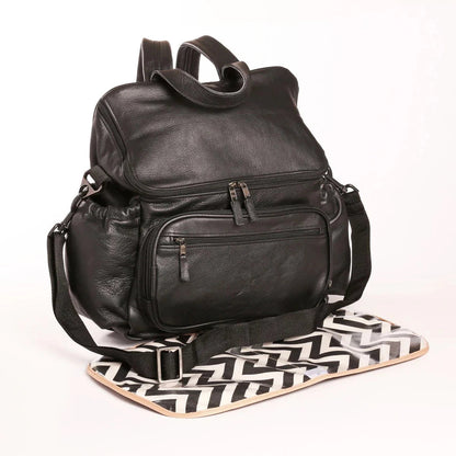 Thandana Baby Nappy Backpack Leather Thandana