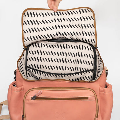 Thandana Baby Nappy Backpack Leather Thandana