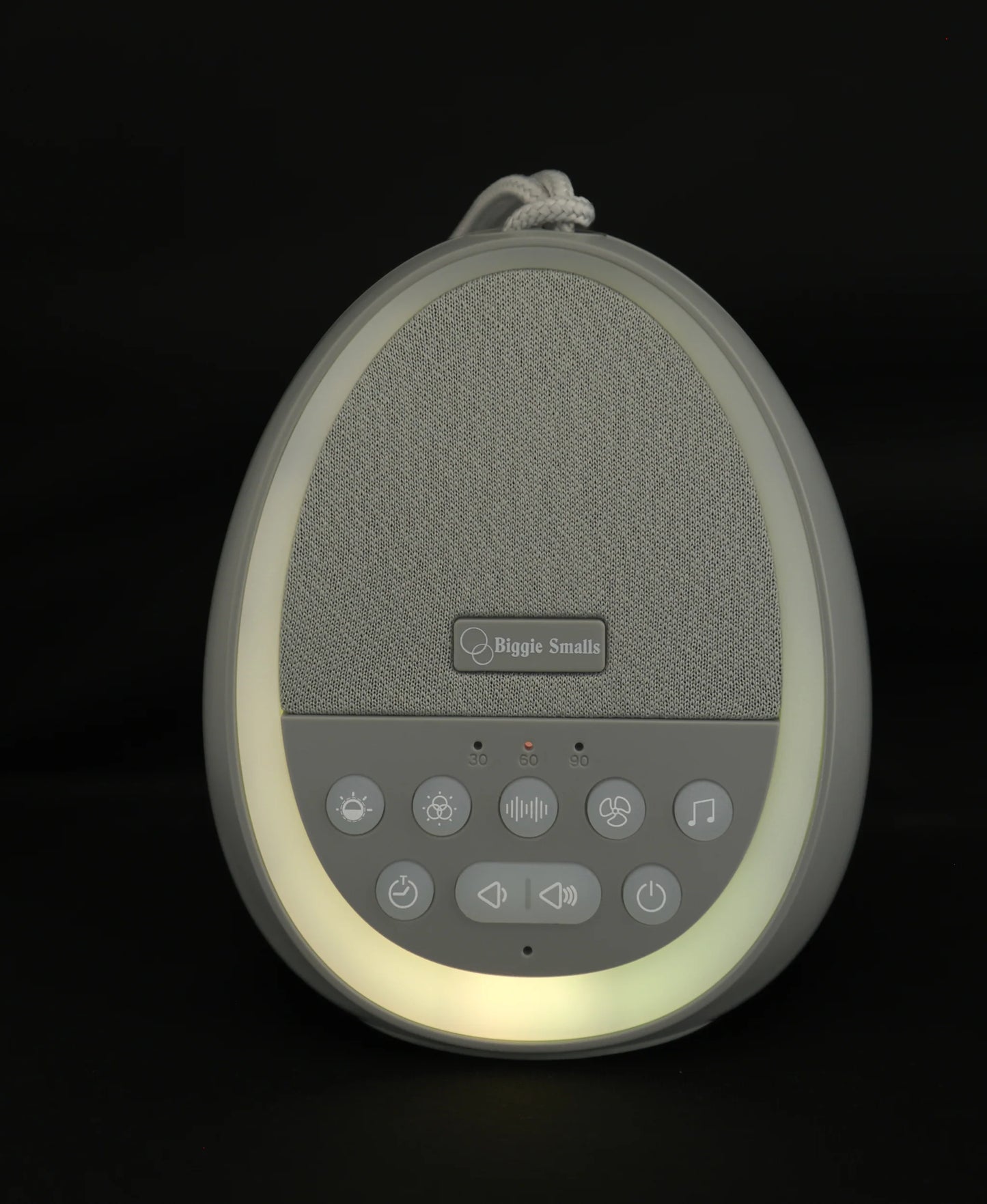 Biggie Smalls White Noise & Night Light | Premium Grey with Travel Pouch Included