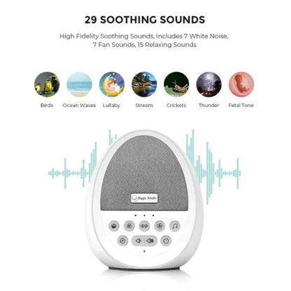 Biggie Smalls White Noise & Night Light | Premium Grey with Travel Pouch Included