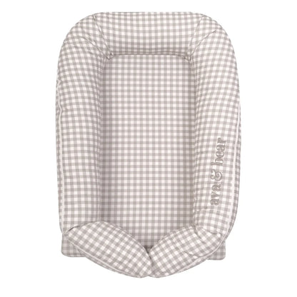 Ash Brown Gingham Lounging Pod