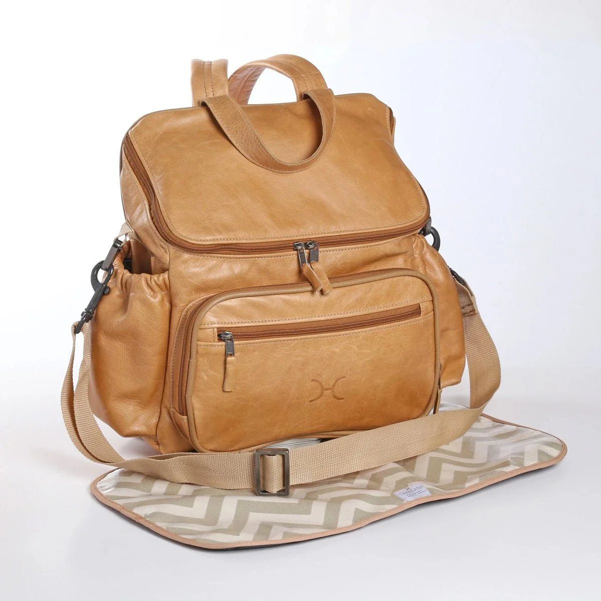 Thandana Baby Nappy Backpack Leather Thandana