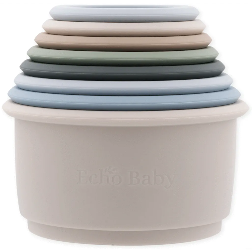 Echo Baby Silicone Stacking Cups