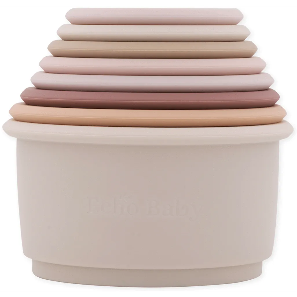 Echo Baby Silicone Stacking Cups