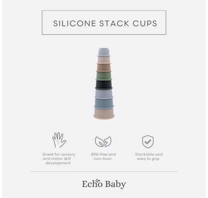 Echo Baby Silicone Stacking Cups