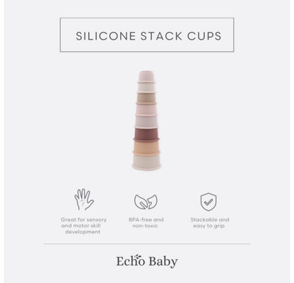 Echo Baby Silicone Stacking Cups