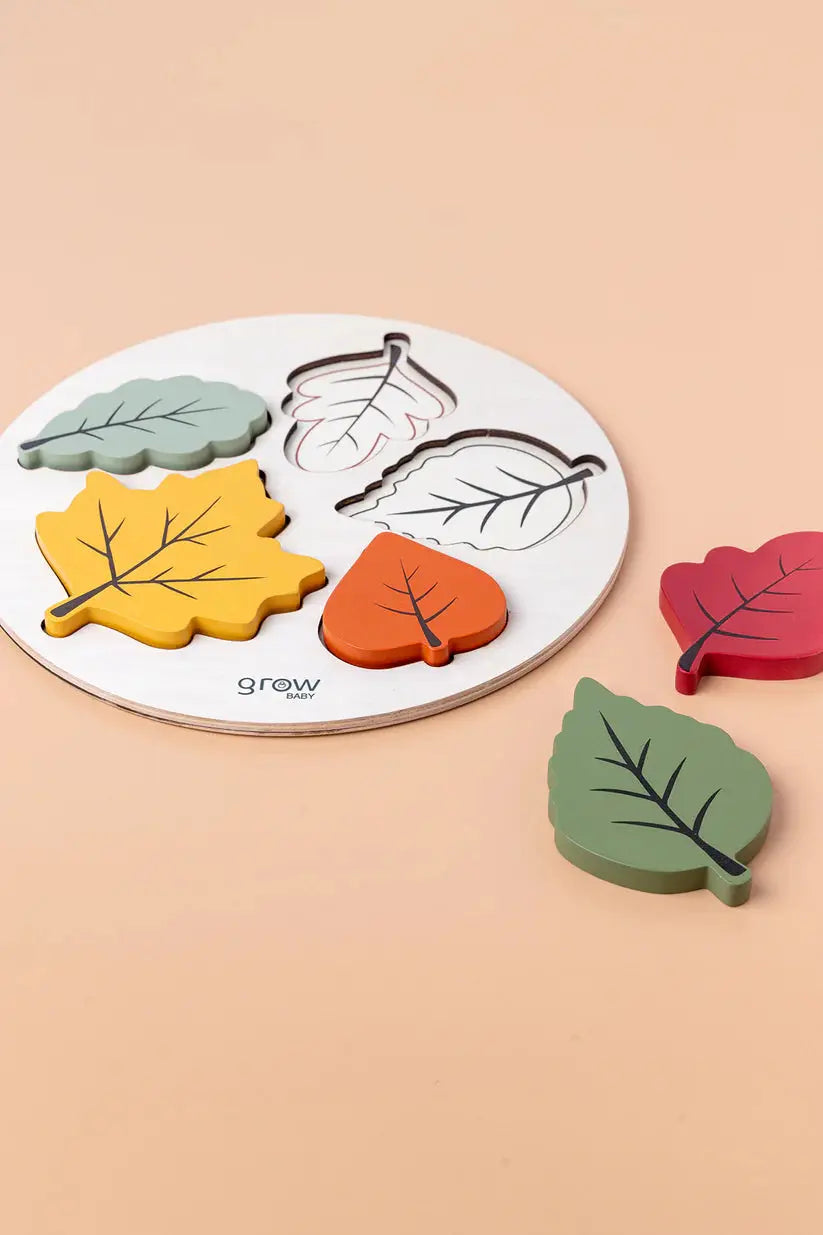 Grow Baby Chunky Puzzle ~ Leaf - Motherhood