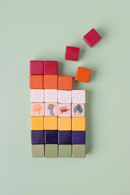 Grow Baby Building Blocks ~ Little Greyton ~ 28 piece set - Motherhood