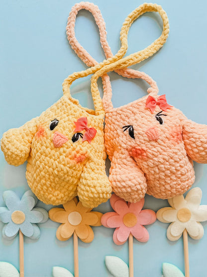 Crochet Bunny Basket