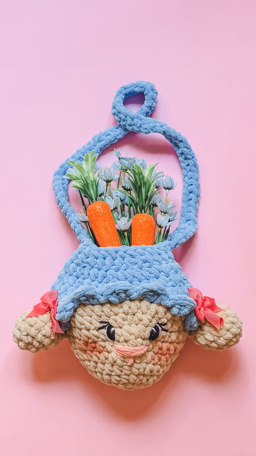 Crochet Bunny Basket