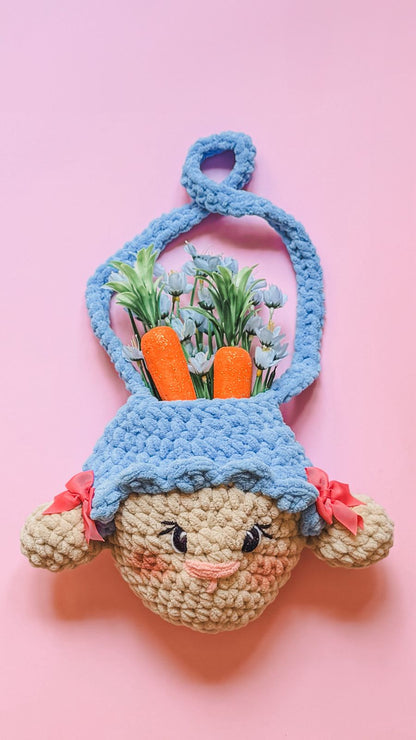 Crochet Bunny Basket
