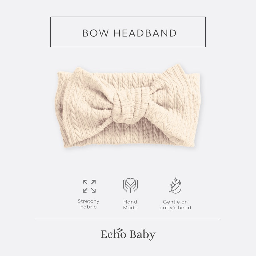 Echo Baby Bow Headband