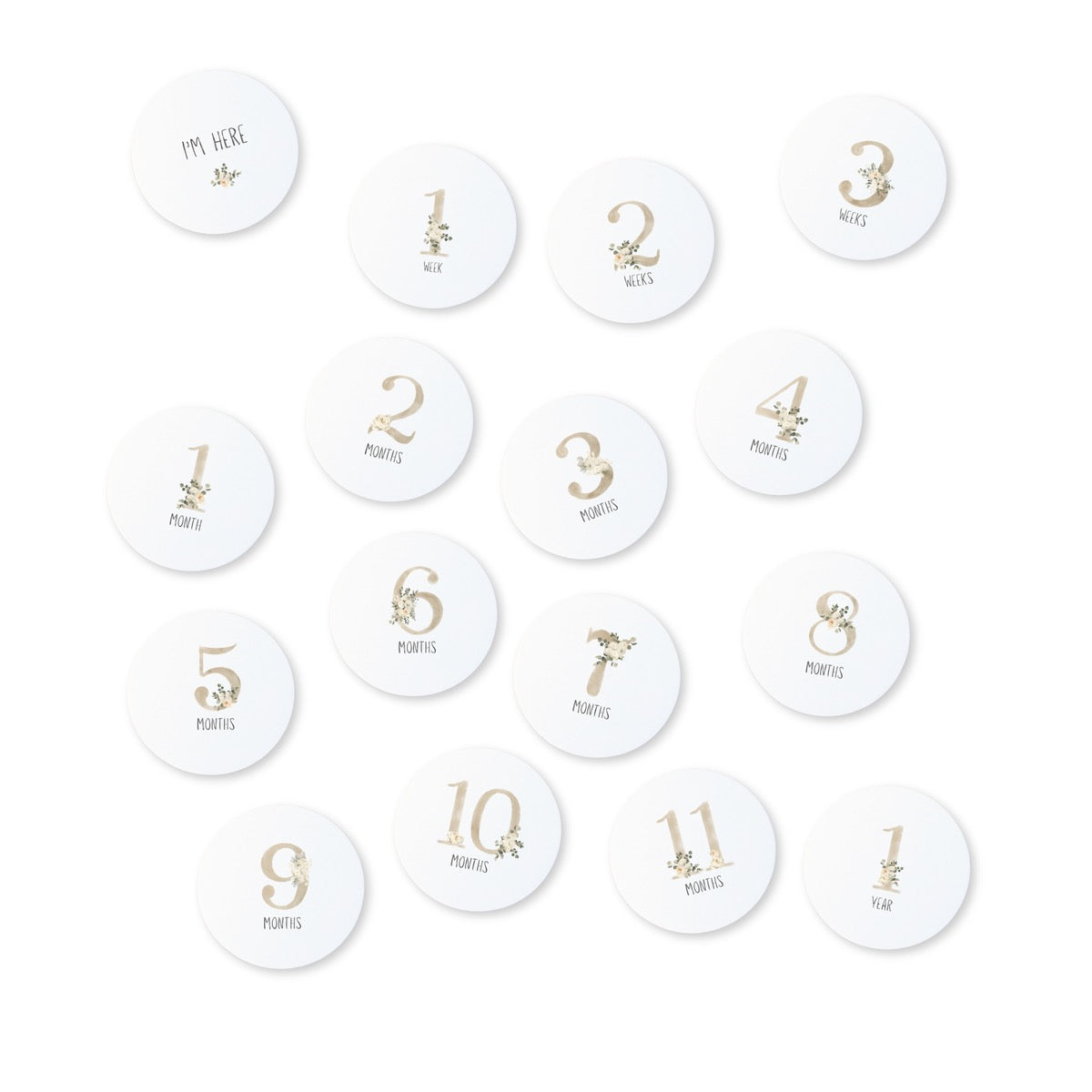 Echo Baby Milestone Cards