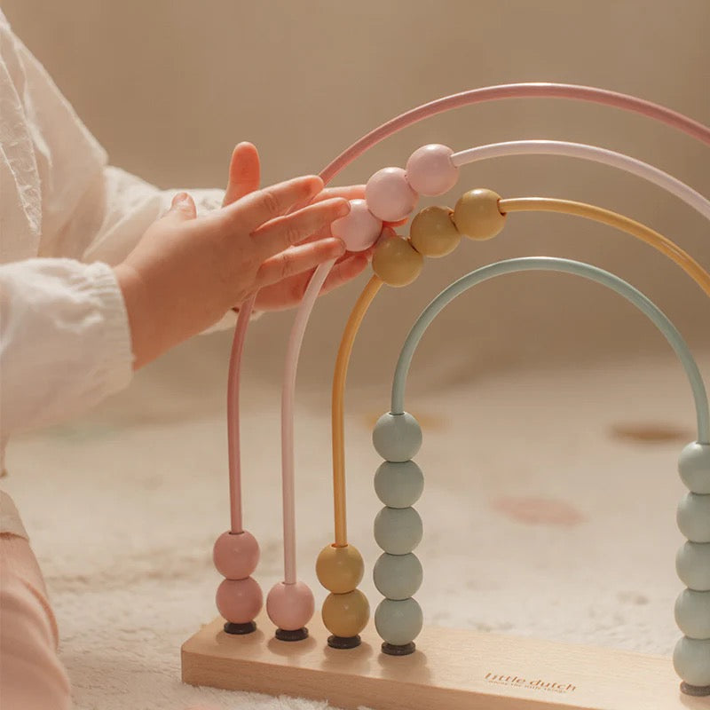 Little Dutch Wooden Rainbow Abacus