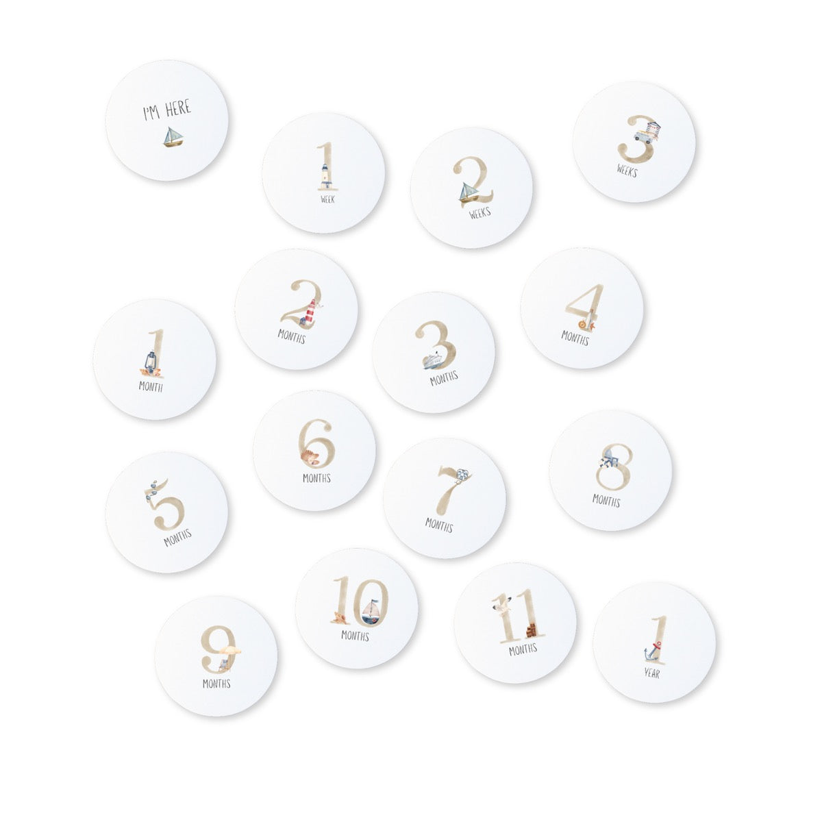 Echo Baby Milestone Cards