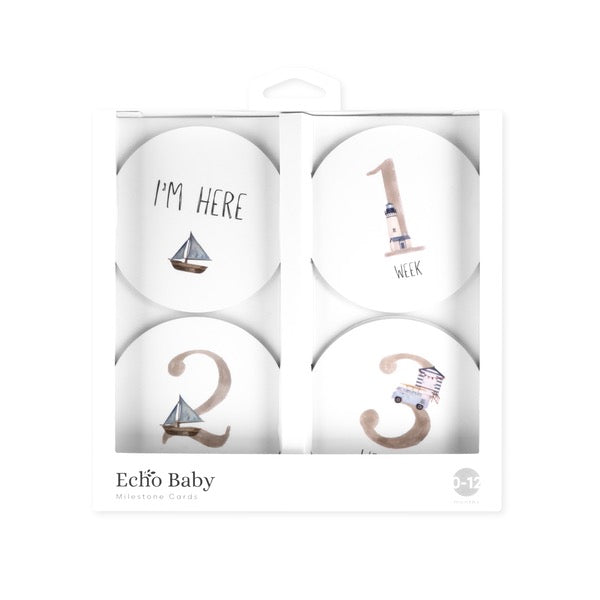 Echo Baby Milestone Cards
