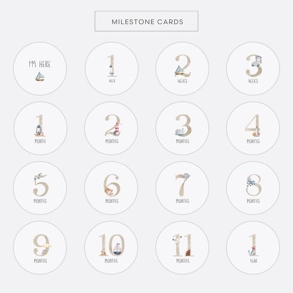 Echo Baby Milestone Cards
