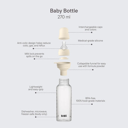 BIBS Baby Bottle Silicone 270ml