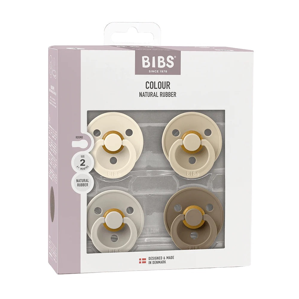 BIBS Colour Pacifier 4-Pack