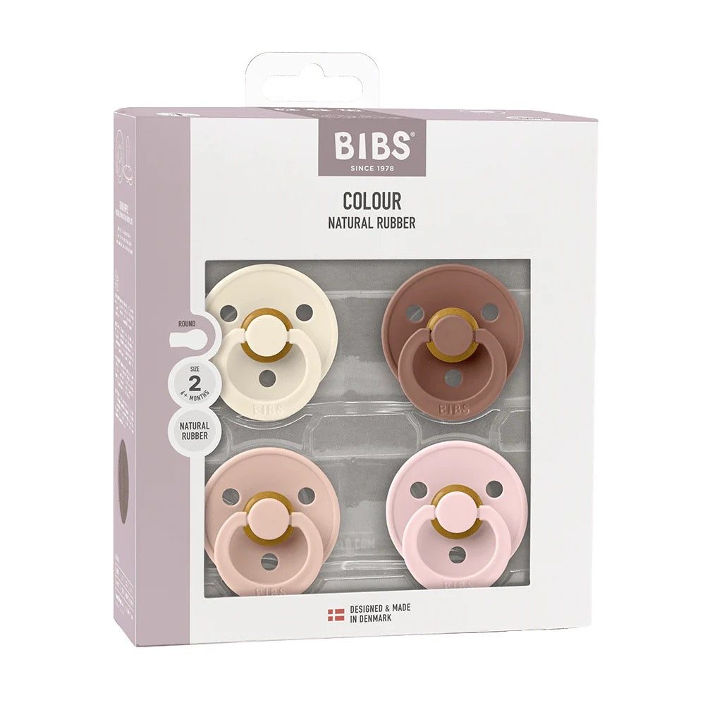 BIBS Colour Pacifier 4-Pack