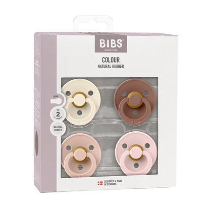 BIBS Colour Pacifier 4-Pack