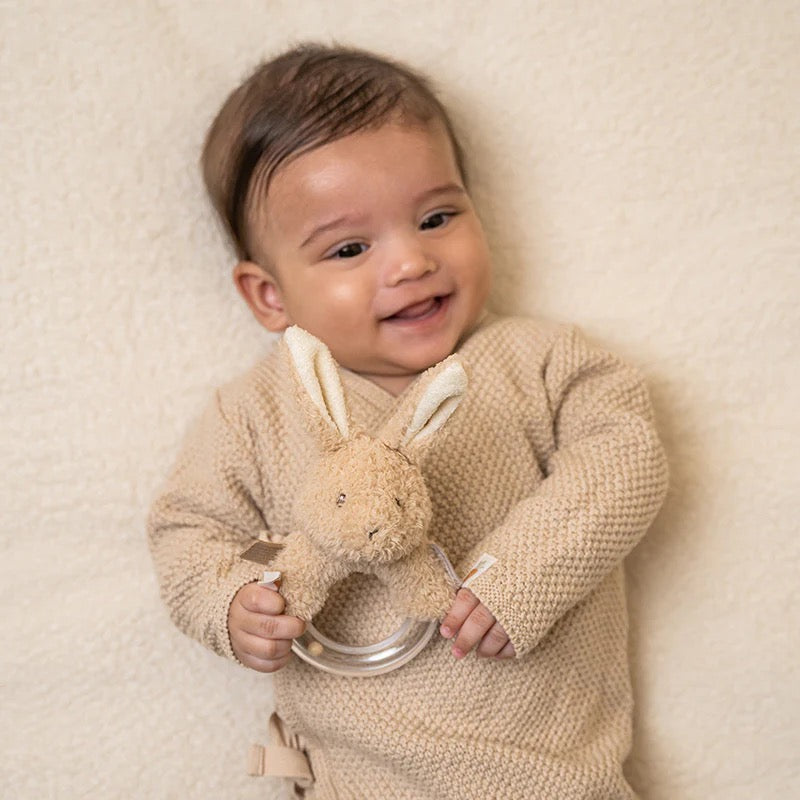 Little Dutch Ring Rattle Bunny - Motherhood