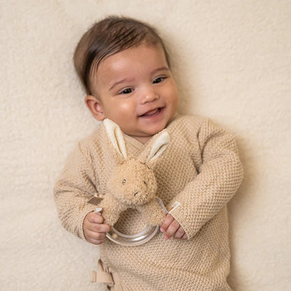 Little Dutch Ring Rattle Bunny - Motherhood