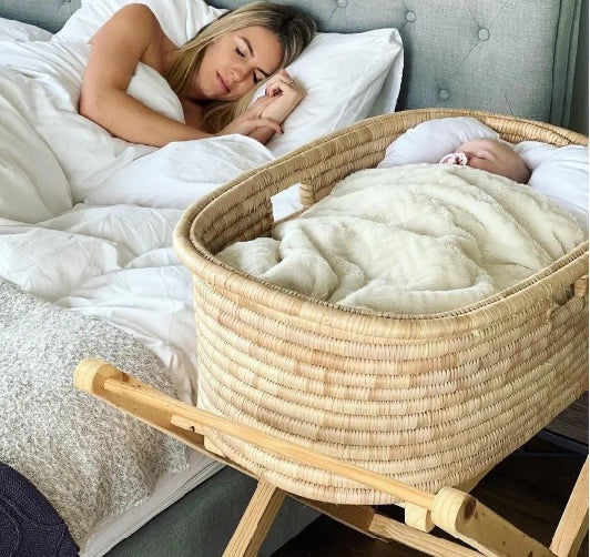 Love Local Handwoven Moses Basket & Mattress Set