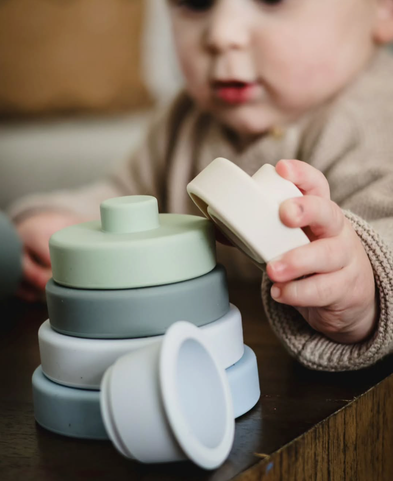 Echo Baby Silicone Stacking Rings