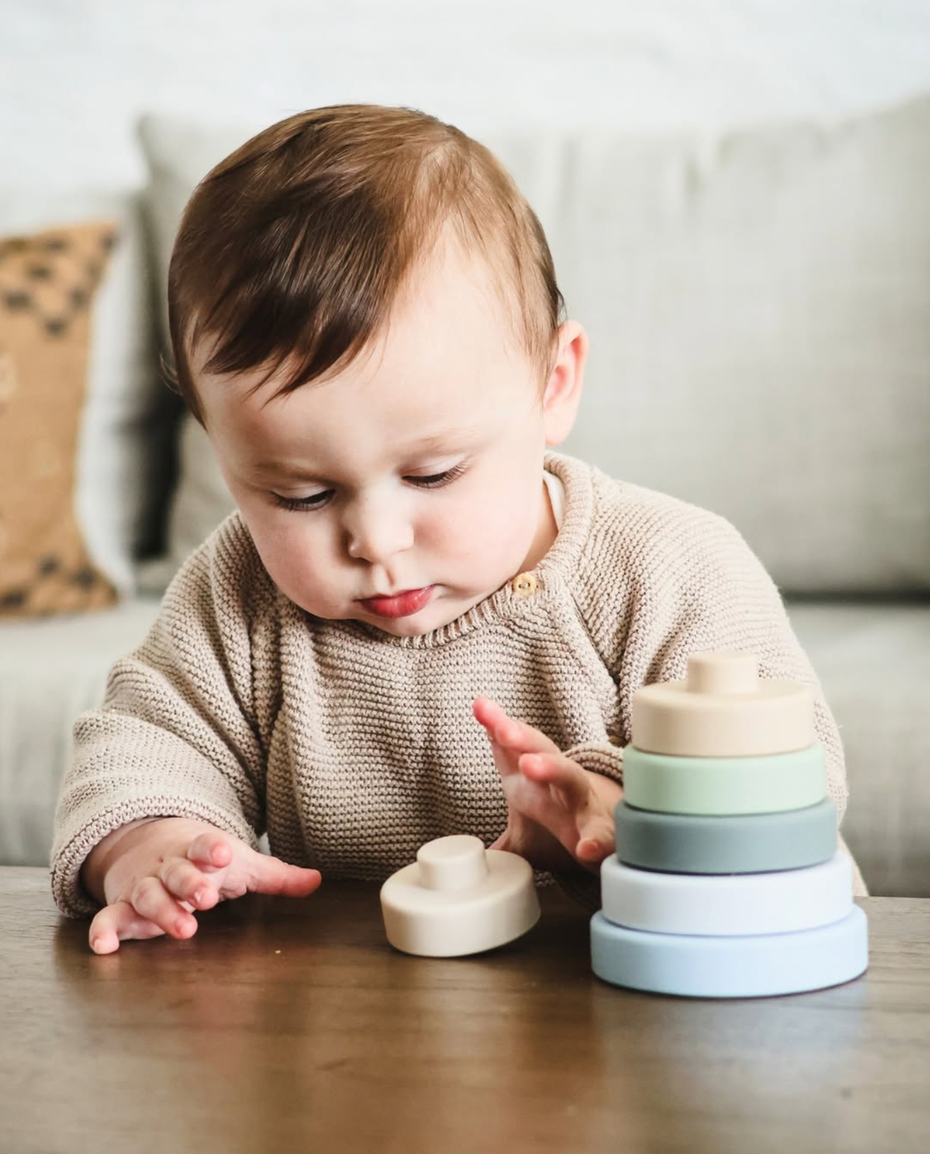 Echo Baby Silicone Stacking Rings